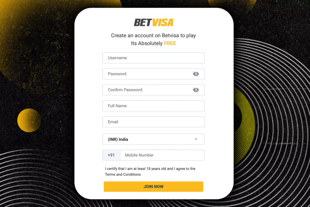 BetVisa Registration